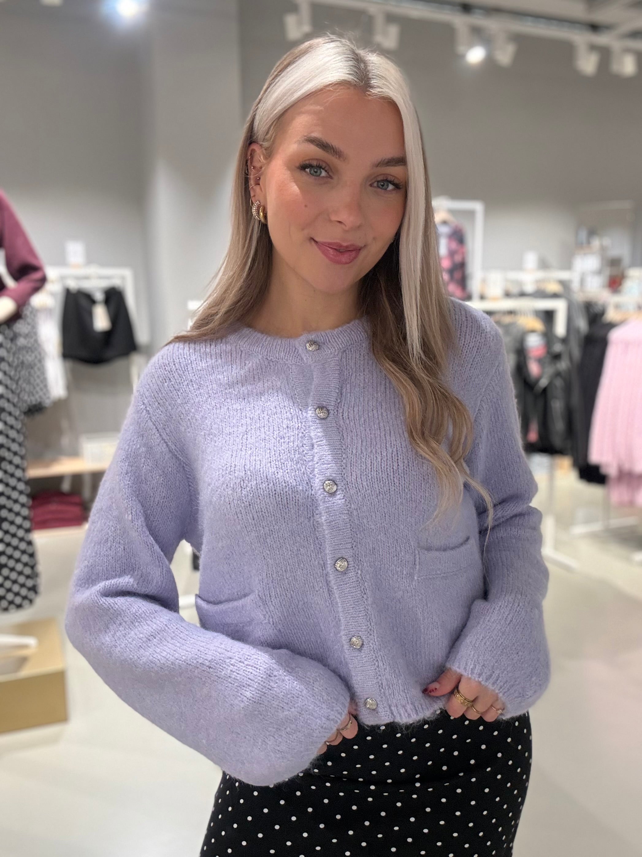 OBJSAGGIA Pullover - Baby Lavender